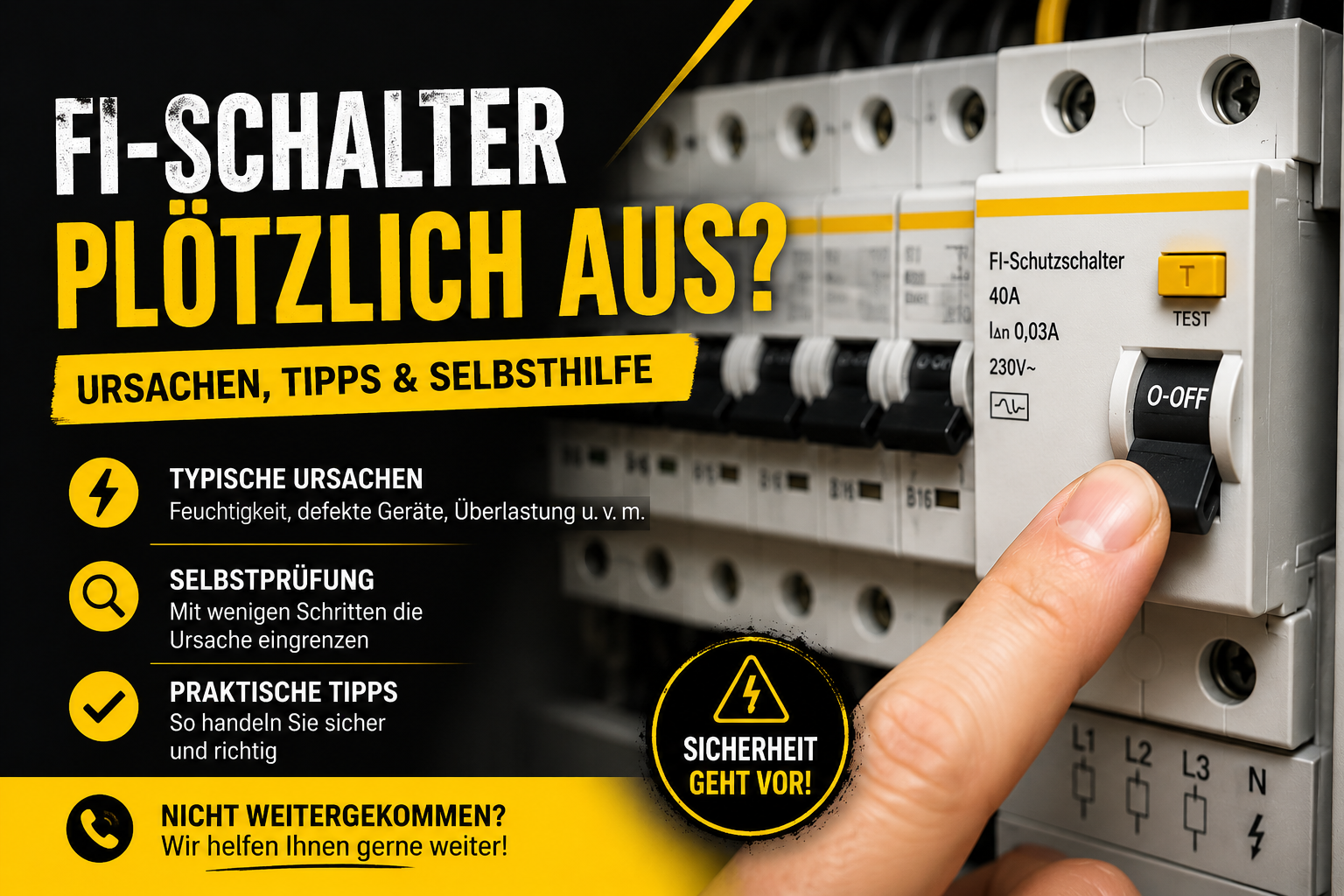FI Schalter löst aus