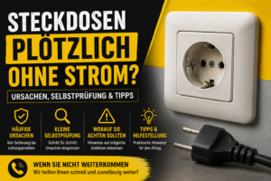Steckdose funktioniert nicht mehr.
