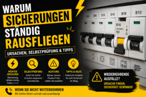 Warum die Sicherungen andauernd rausfallen.