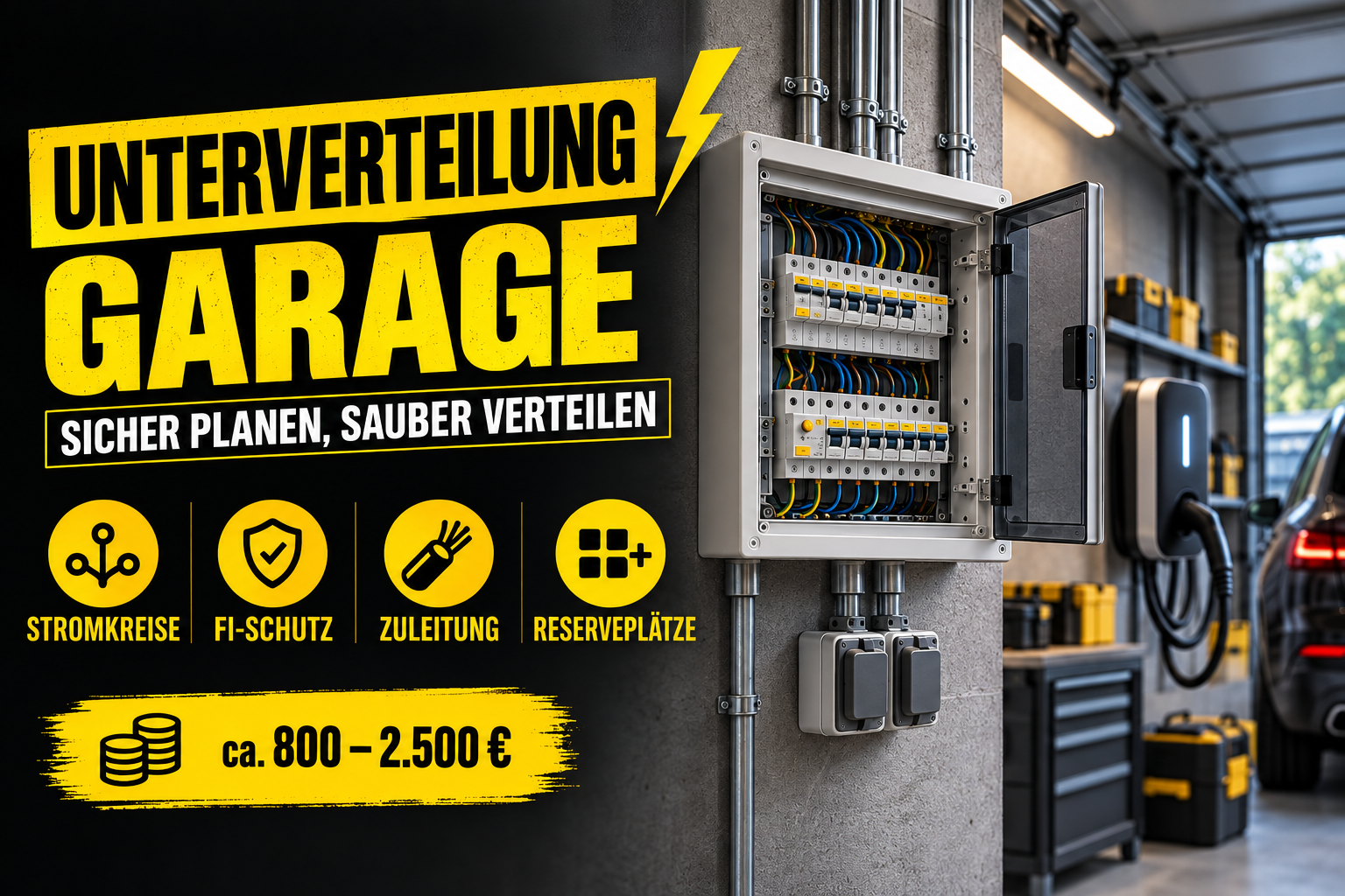 Unterverteilung Garage